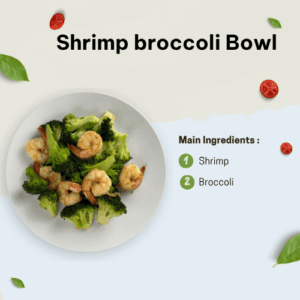 Shrimp broccoli bowl