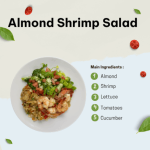 Almond shrimp salad